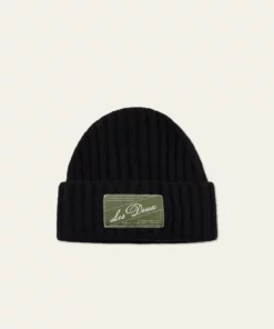 Les Deux Wells Wool Beanie Black