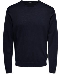 Only & Sons Wyler Life Crew Neck Knit Dark Navy