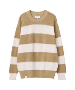 Makia Woman Rimini Knit Beige/White