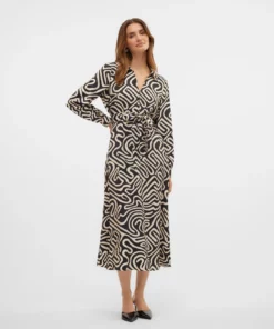 Vero Moda Vigdis 7/8 Dress Black
