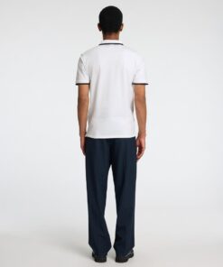 Selected Homme Slim-Atlas Sport SS Polo Bright White