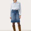 Part Two Leja Skirt Medium Blue Denim