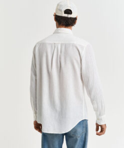 Gant Cotton Linen Shirt White