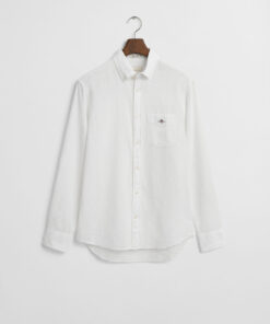 Gant Cotton Linen Shirt White