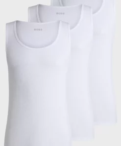 Boss 3-Pack Tanktop White