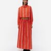Marimekko Buklee Puhveli Skirt Red