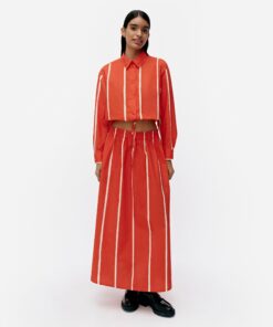 Marimekko Buklee Puhveli Skirt Red