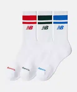 New Balance Unisex Everyday Stripe Midcalf 3 Pack