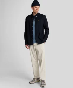 Lyle & Scott Plain Oxford Shirt Dark Navy