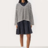 Part Two nahni Pullover Navy Natural Stripe