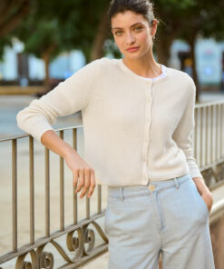 Part Two Gigia Cardigan Eggnog