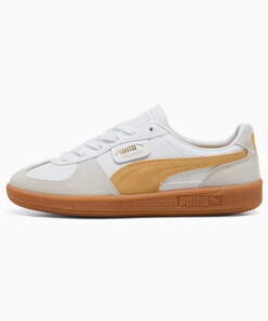 Puma Palermo Leather Sneakers Unisex White-Almost Apricot