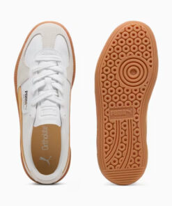 Puma Palermo Leather Sneakers Unisex White-Almost Apricot
