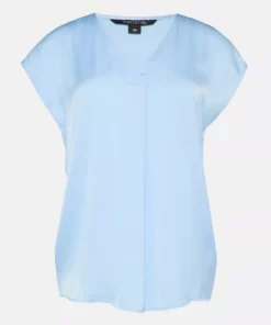 Comma, SS Blouse Light Blue