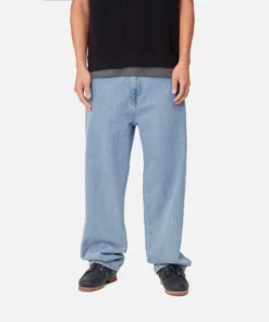 Carhartt WIP Aaron Pant Stone Bleached Blue