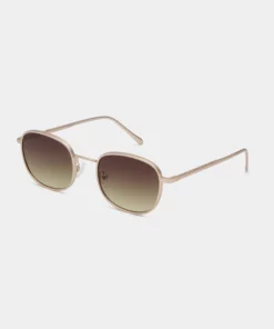 A. Kjaerbede Hello Sunglasses Gold Matte
