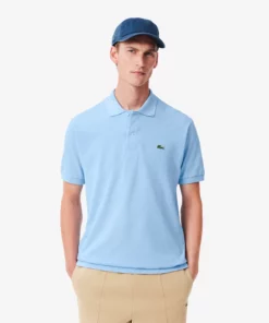 Lacoste Original L.12.12 Petit Pique Cotton Polo Shirt Pale Blue