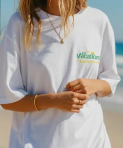 On Vacation Lemonade T-shirt White