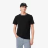 Lacoste Stretch Piqué Stripe Collar T-shirt Midnight Blue