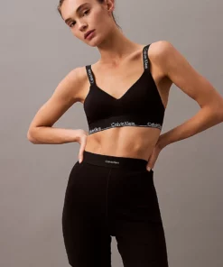 Calvin Klein Lounge Shorts - Cotton Stretch Rib Black