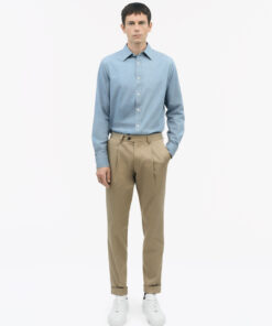 Tiger of Sweden Lowan Casual Cotton Shirt Blue