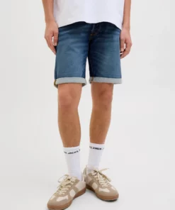 Jack & Jones JJRick Icon Denim Shorts Blue Denim