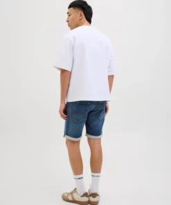 Jack & Jones JJRick Icon Denim Shorts Blue Denim