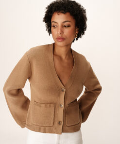 Grace & Mila Cardigan Camel Paolino