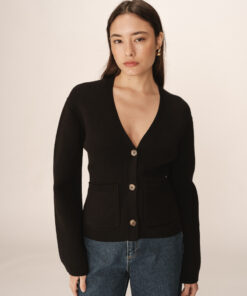 Grace & Mila Cardigan Noir Paolino
