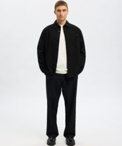 Selected Homme Ace Thais Overshirt Jacket Black