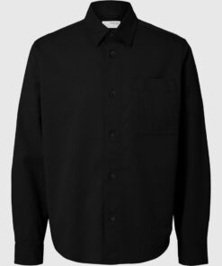 Selected Homme Ace Thais Overshirt Jacket Black