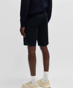 Boss Slim Fit Chino Shorts Dark Navy