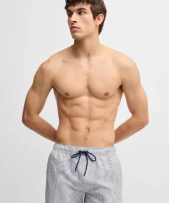 Boss Velvetfish Swim Shorts Dark Blue