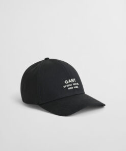 Gant Script Graphic Cap Black