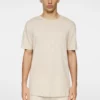 J.Lindeberg Coma Linen Tee Moonbeam