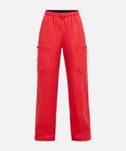 Peak Performance Outdoor Cargo Pants Women Brilliant Red