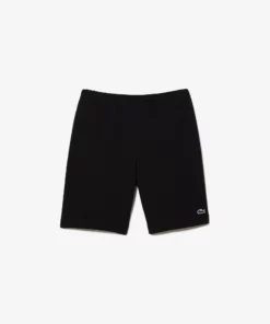 Lacoste Regular Fit Fleece Shorts Black