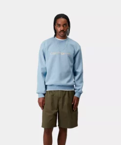 Carhartt WIP Carhartt Sweatshirt Bluebird/Fleur de Sel