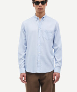 Samsøe Samsøe Liam Linen BA Shirt Skyway