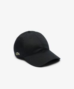 Lacoste Cotton Twill Cap Black