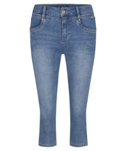 Red Button Suzy Capri Jeans Mid Stone Used