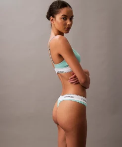 Calvin Klein Modern Cotton Thong Beau Blue