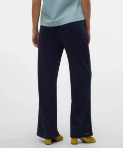 Vmthas Wide Pants Navy Blazer