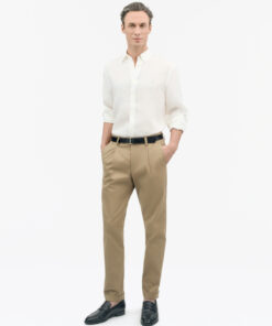 Tiger of Sweden Spenser Casual Linen Shirt Off White