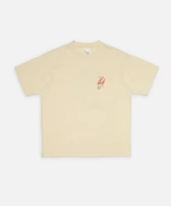 Nudie Jeans Koffe Fails T-Shirt Ecru