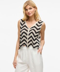 Viserilda V-Neck Vest Birch