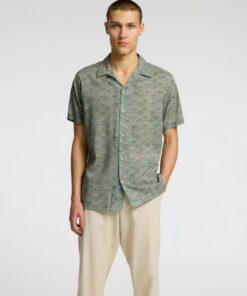 Selected Homme Air Shirt Iceberg Green