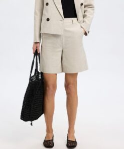 Selected Femme Venja Sun Extra Wide Shorts Nomad