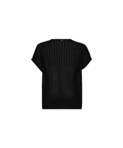 Mos Mosh MMShani Plain V-neck Knit Black
