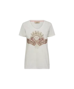Mos Mosh MMNadine O-SS Deco Tee Powder Pink